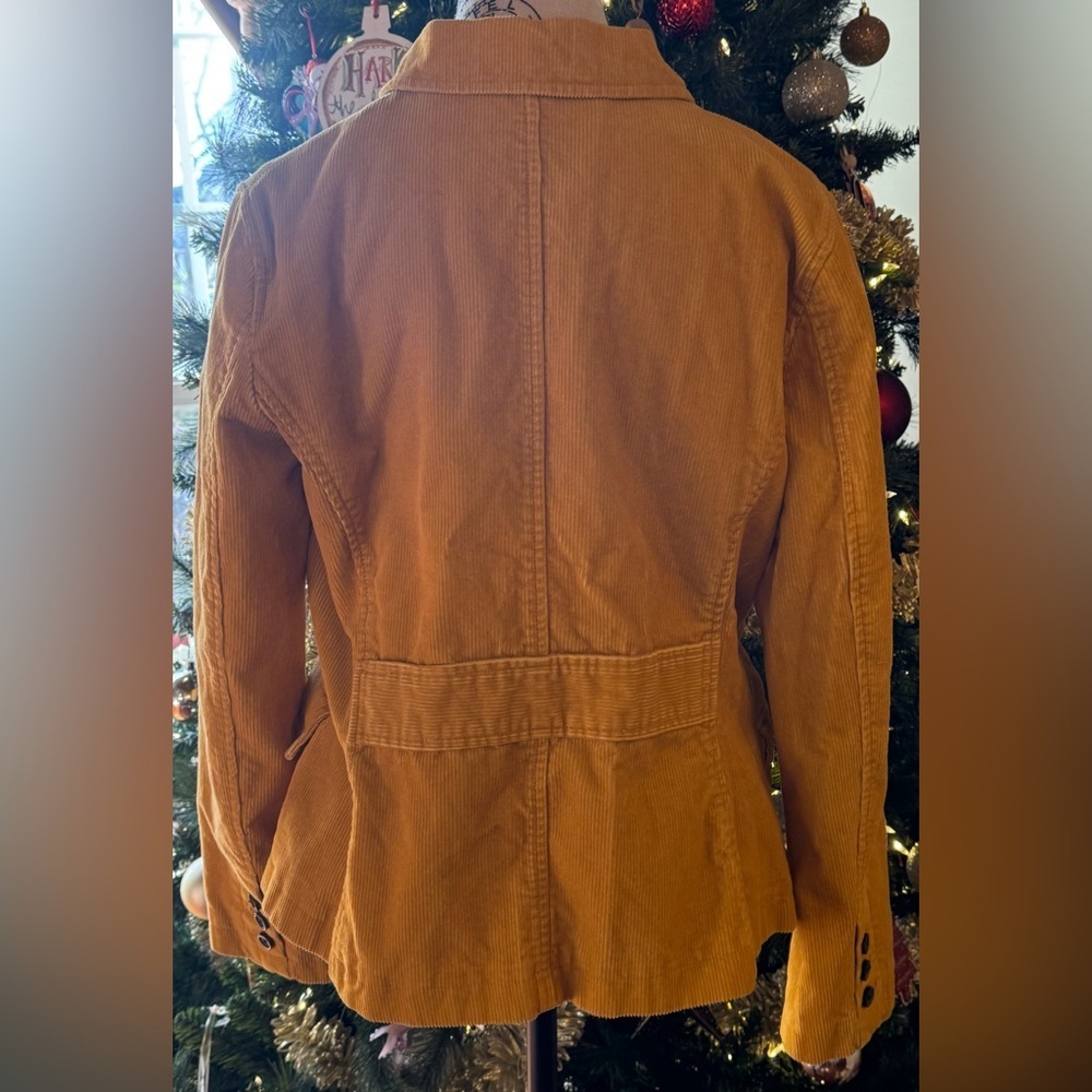 GAP Mustard Yellow Corduroy Blazer - Picture 6 of 10